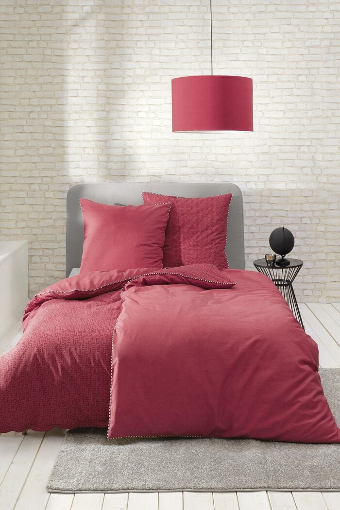 Renforcé-Bettwäsche mit Print, 100% Baumwolle, RED, detail image number 0