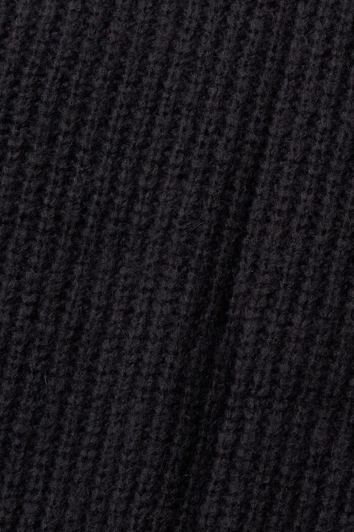 Ärmelloser Pullover aus Wollmix, BLACK, detail image number 1