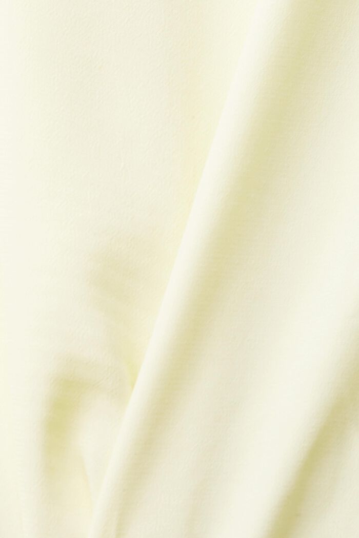 Bluse mit Karrée-Ausschnitt, LIME YELLOW, detail image number 4