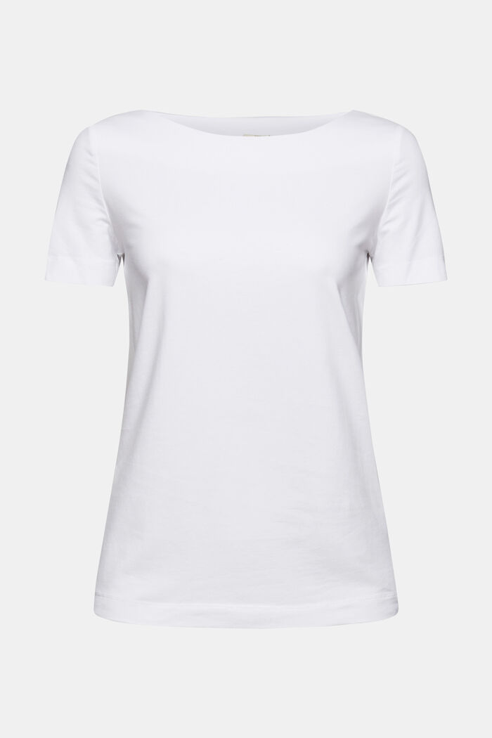 T-Shirt aus Jersey, WHITE, detail image number 5
