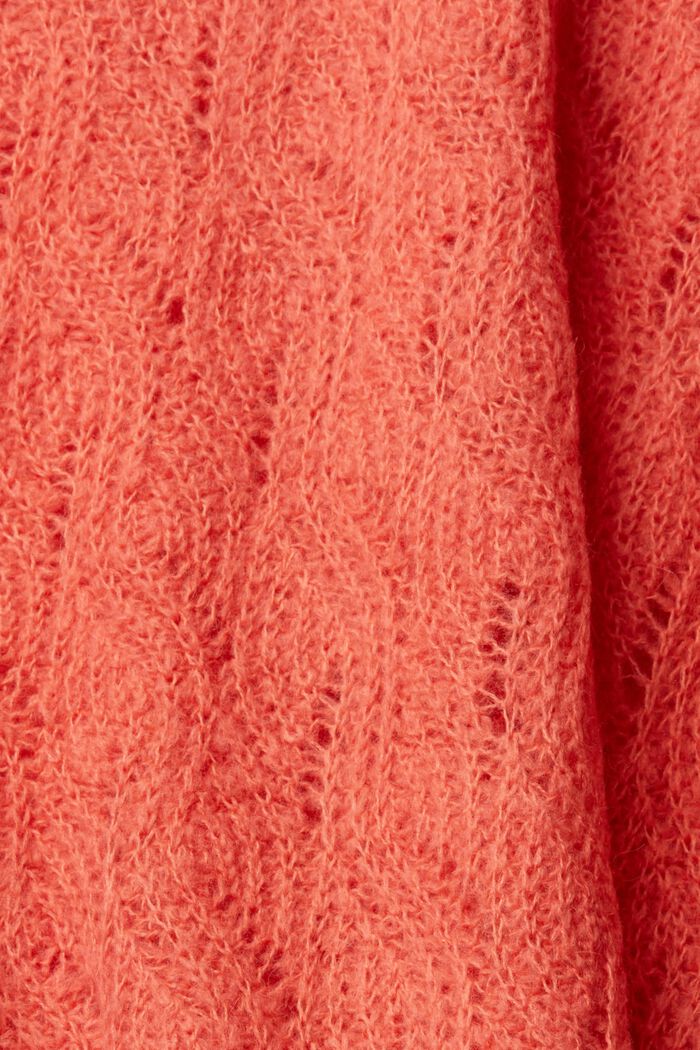 Pointelle-Cardigan, CORAL, detail image number 1