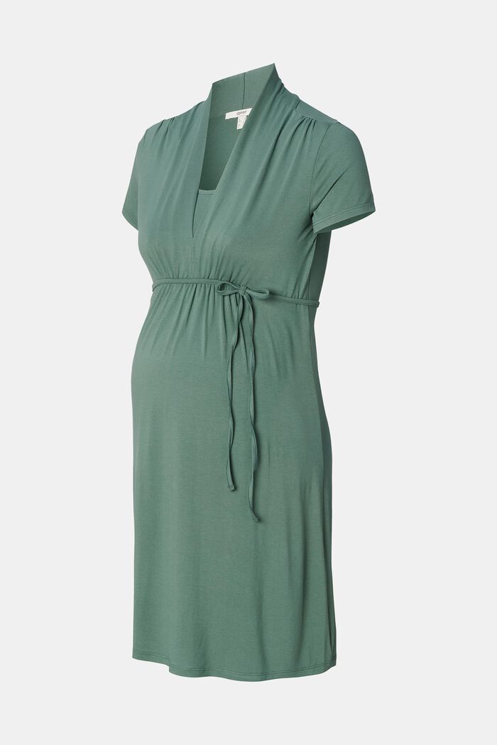 Kleid aus Jersey, VINYARD GREEN, detail image number 6