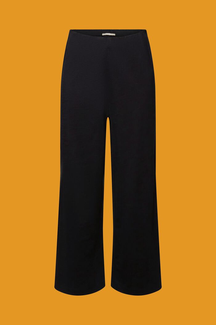 Jersey-Culotte, 100 % Baumwolle, BLACK, detail image number 6