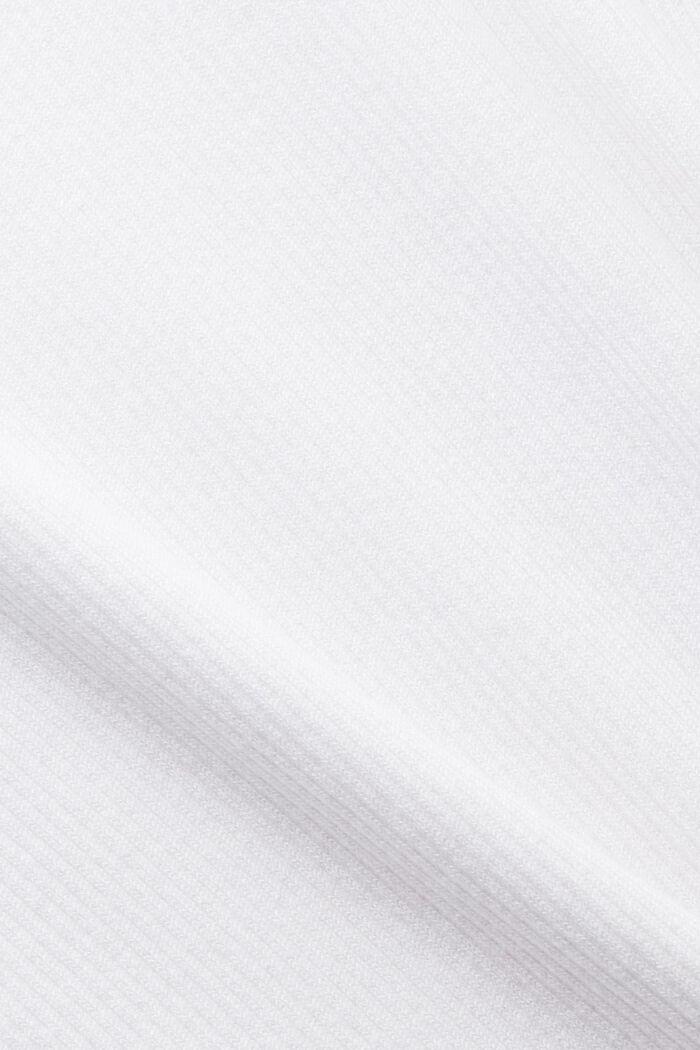 Geripptes Pullover-Tanktop, WHITE, detail image number 5