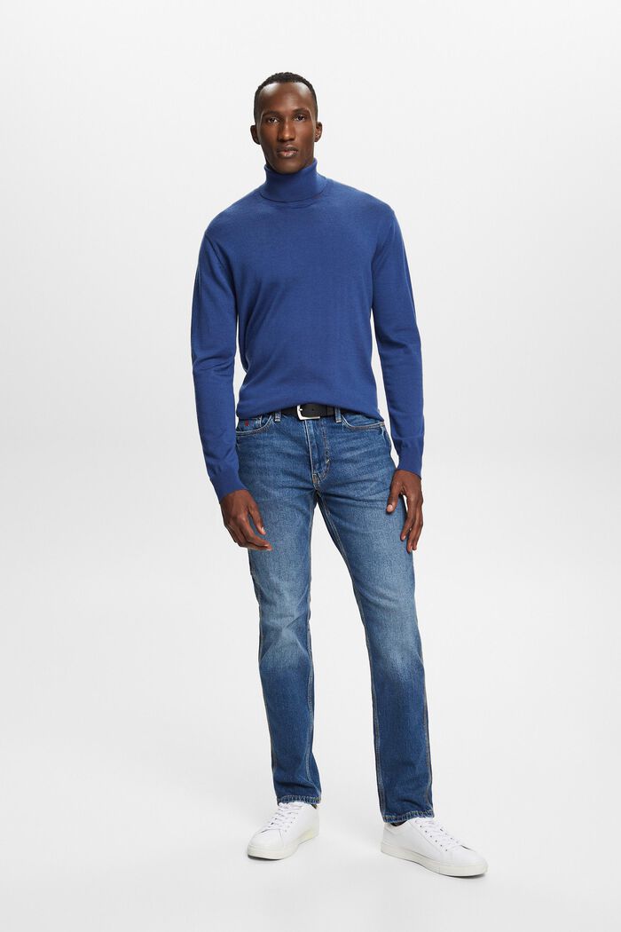 Carpenter-Jeans mit gerader Passform, BLUE MEDIUM WASHED, detail image number 5