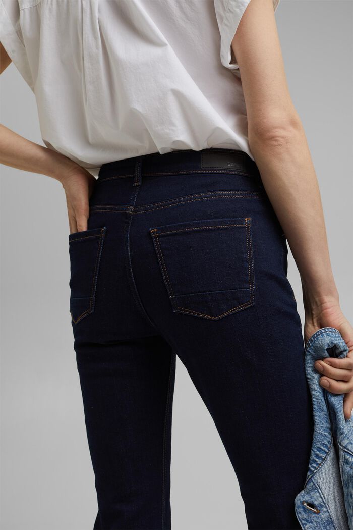 Superstretch-Jeans mit Organic Cotton, BLUE RINSE, detail image number 4