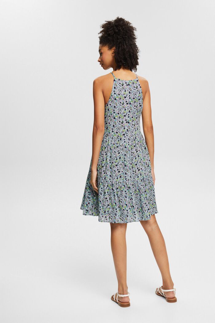 Kleid mit floralem Muster, LENZING™ ECOVERO™, AQUA GREEN, detail image number 2