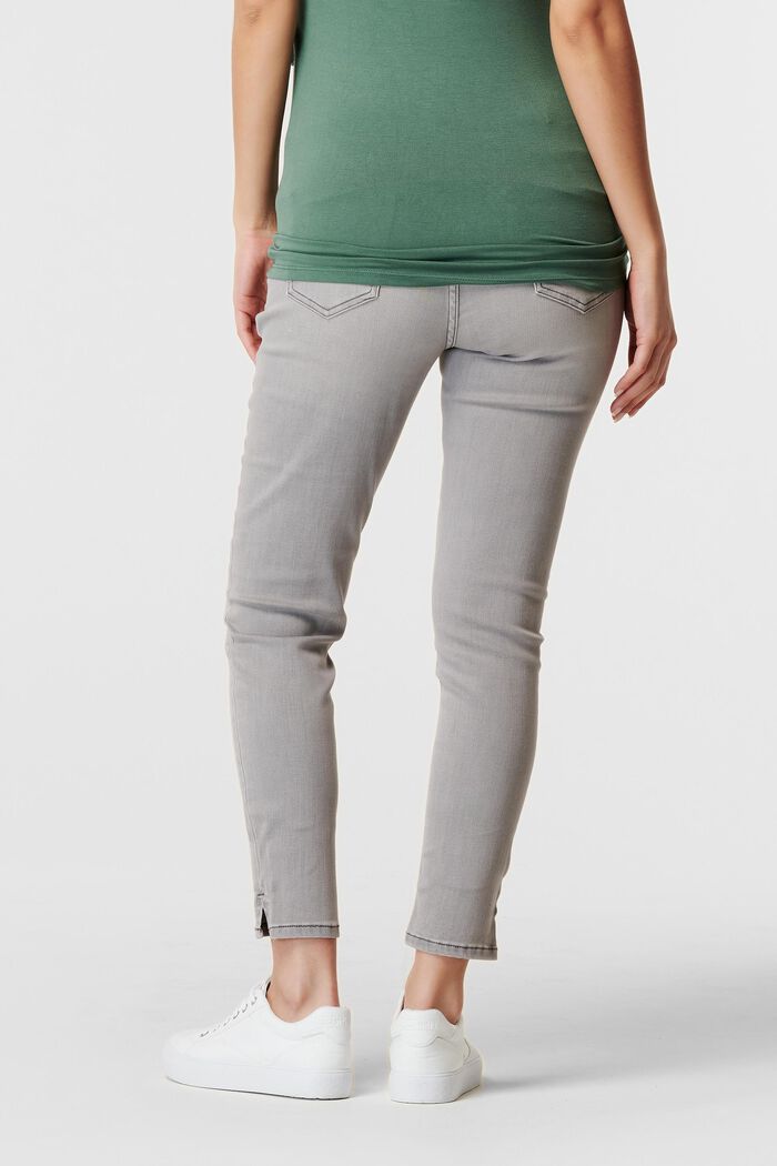 Recycelt: Jeans mit Überbauchbund, GREY DENIM, detail image number 1