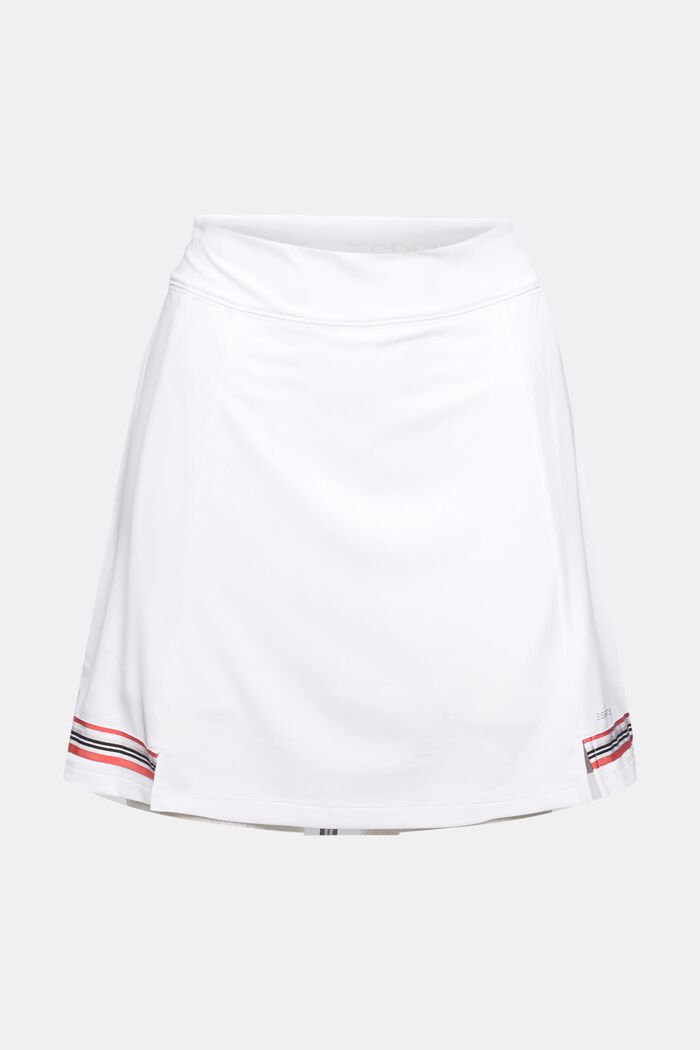 Recycelt: Rock mit integrierter Shorts, E-DRY, WHITE, overview