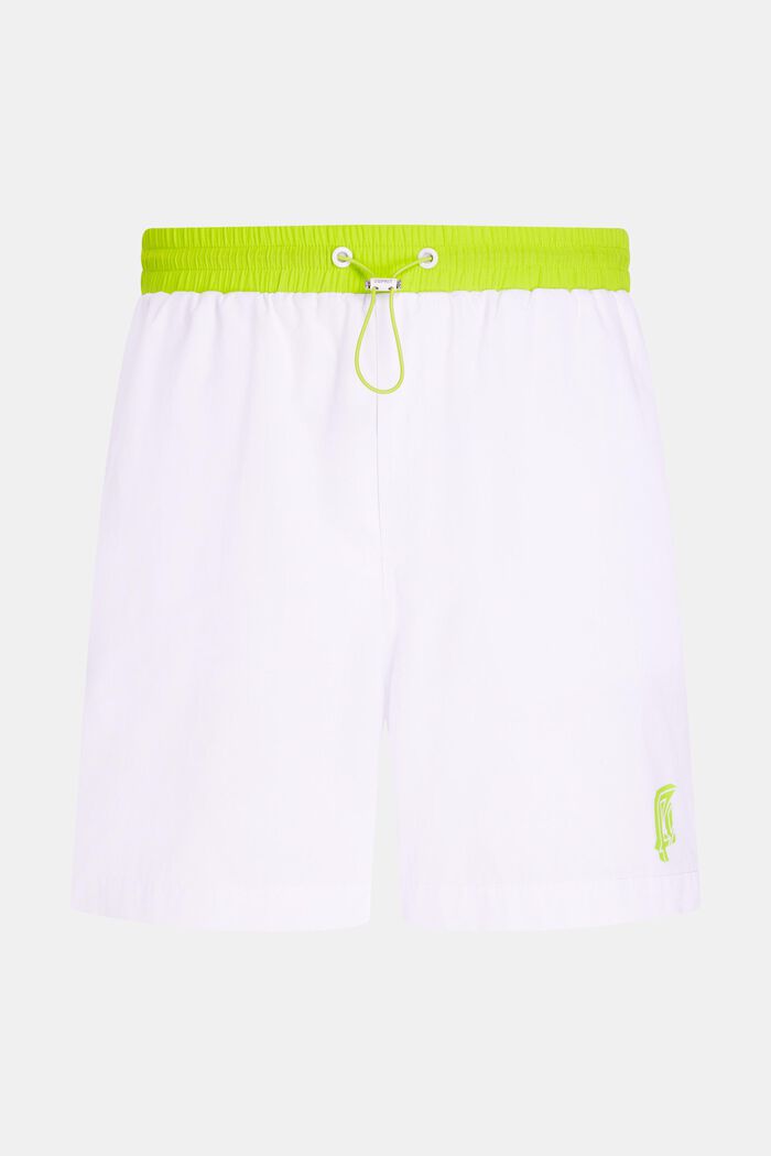 Neon-Shorts mit lockererem Bund, WHITE, detail image number 4
