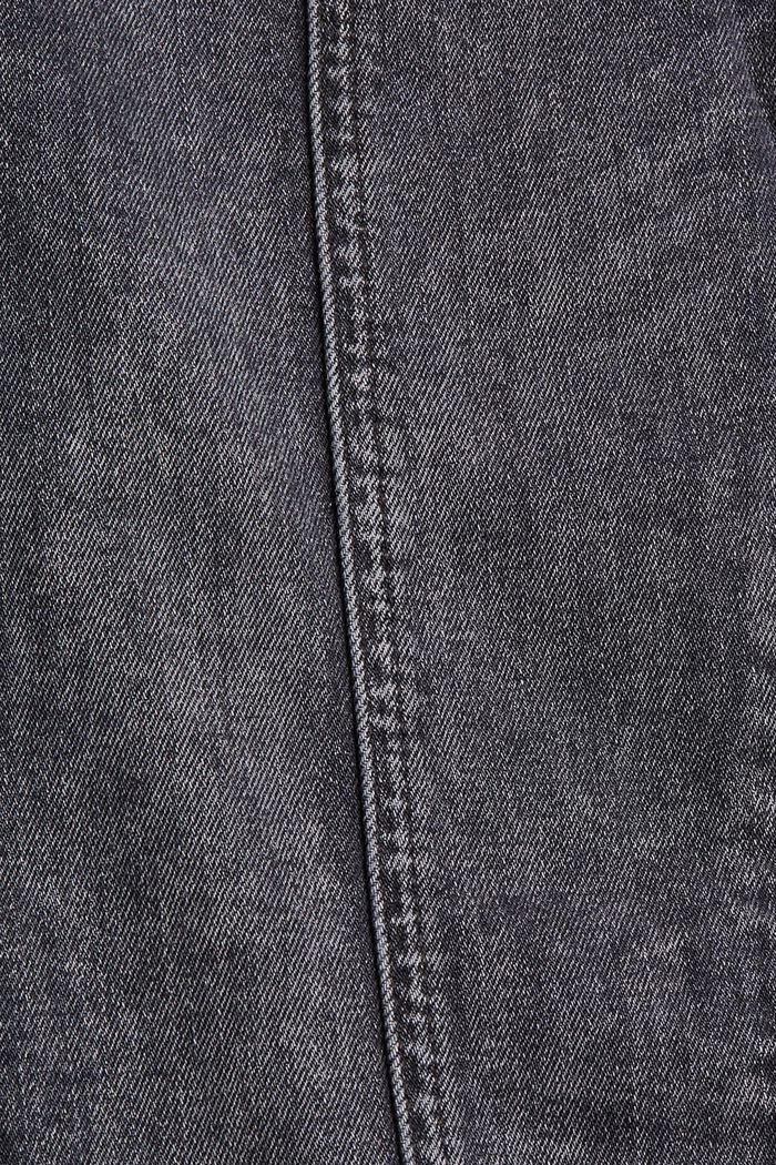 Jeans mit Ziernähten, Organic Cotton, BLACK DARK WASHED, detail image number 4