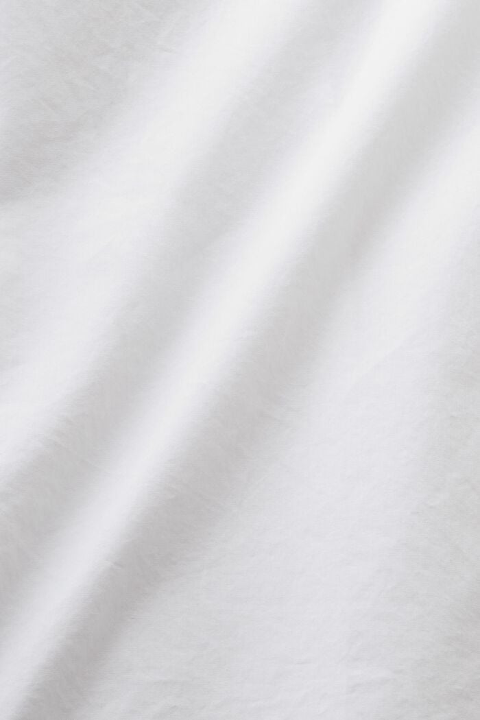 Kurzärmliges Baumwollhemd, WHITE, detail image number 4