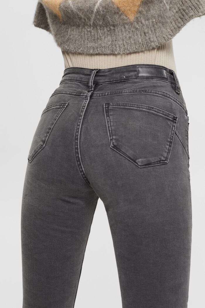 High-Rise-Jeans mit Shaping-Effekt, GREY DARK WASHED, detail image number 2