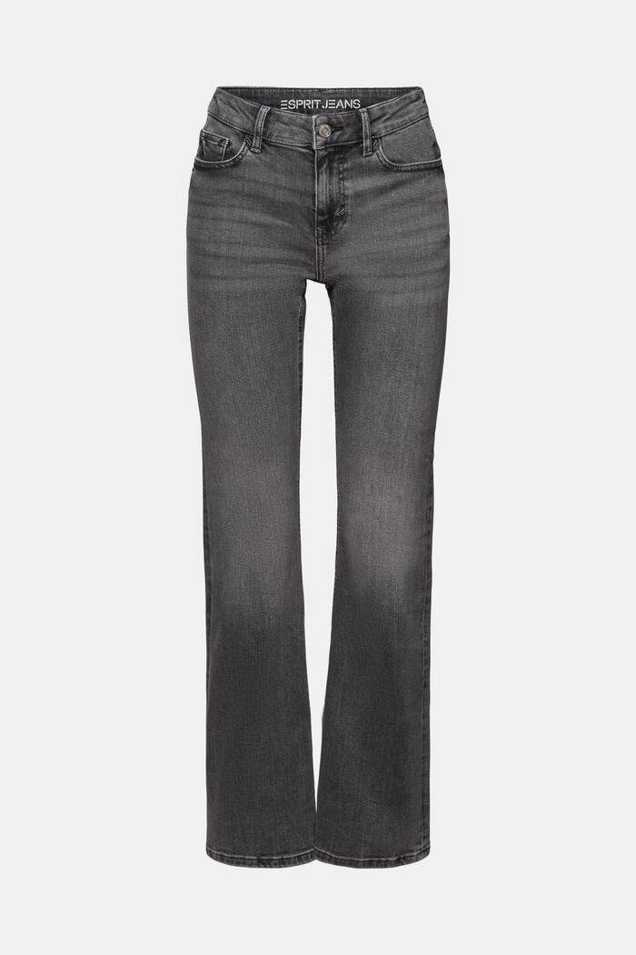 Bootcut Jeans mit mittelhohem Bund, GREY MEDIUM WASHED, detail image number 6