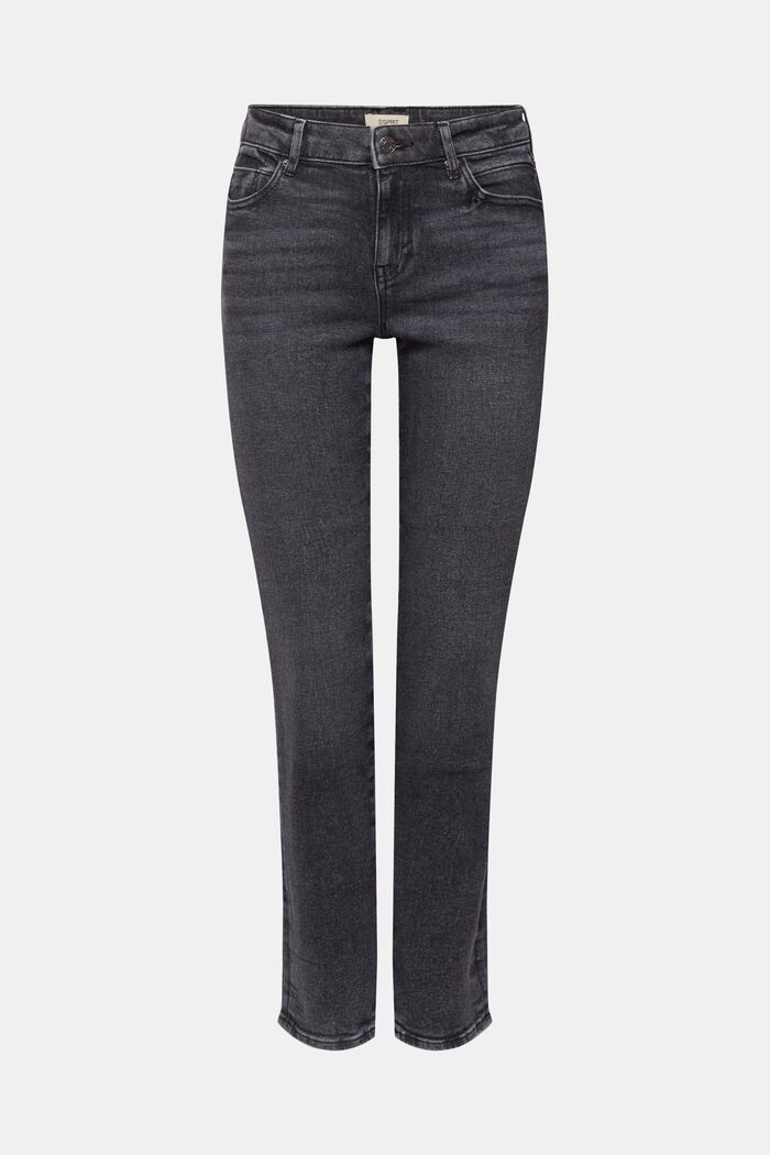 Straight Leg Jeans, GREY DARK WASHED, detail image number 6