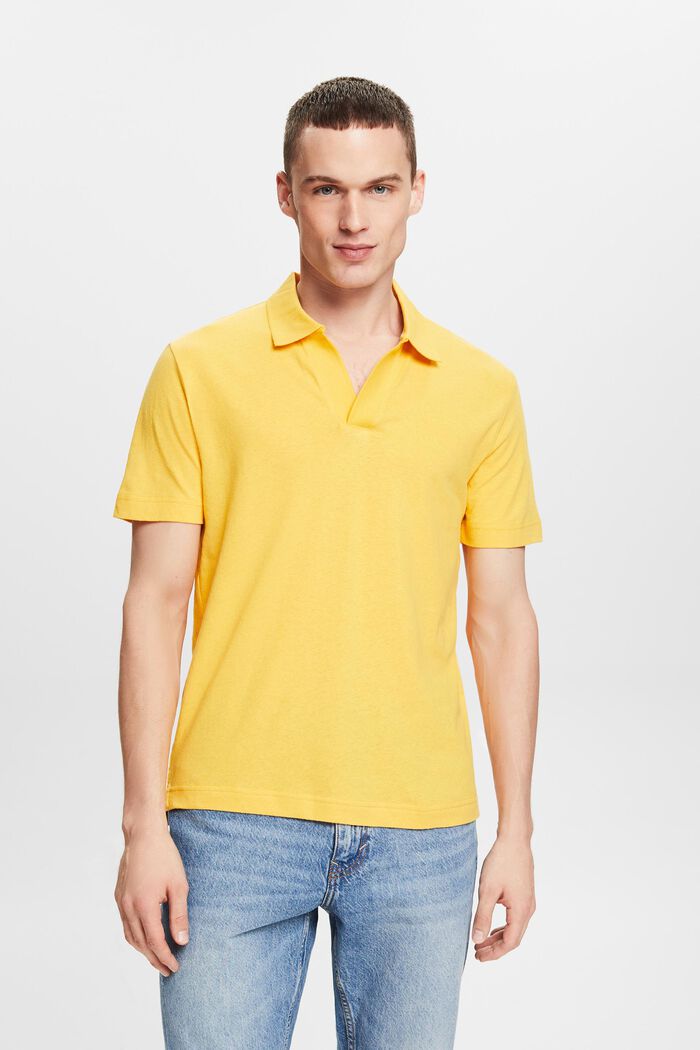 Polo shirts, SUNFLOWER YELLOW, detail image number 0