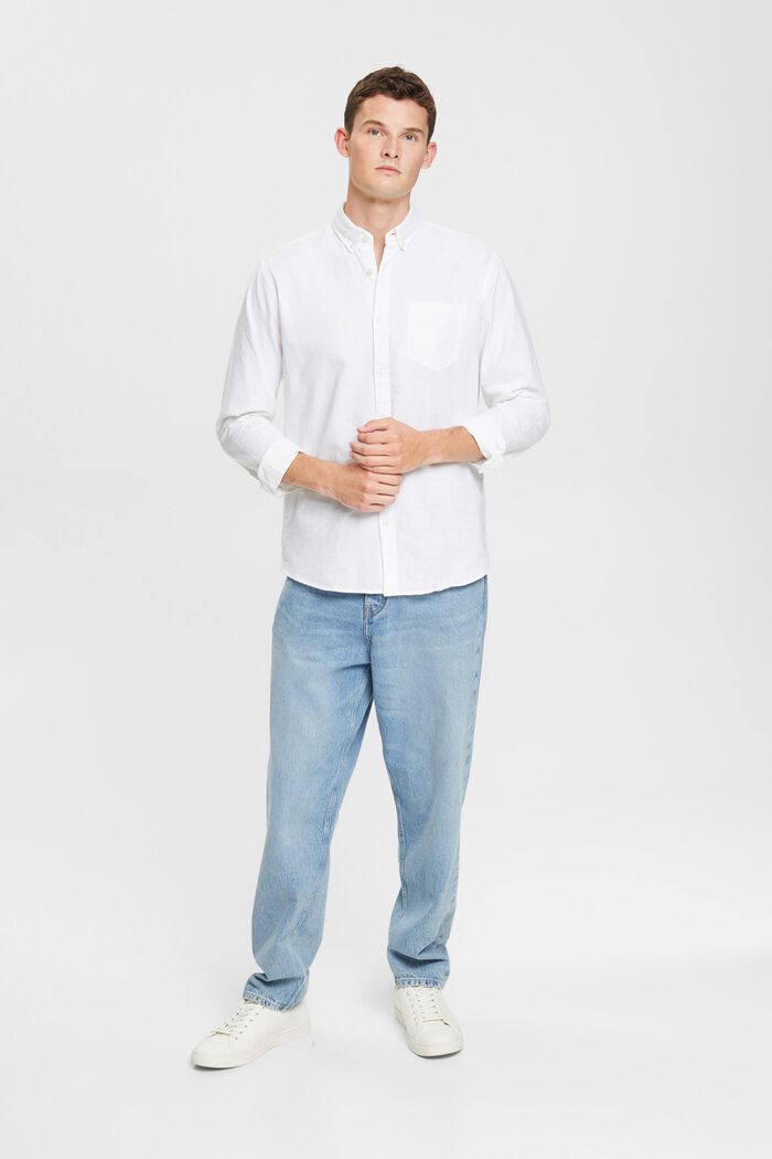 Button-Down-Hemd, 100 % Baumwolle