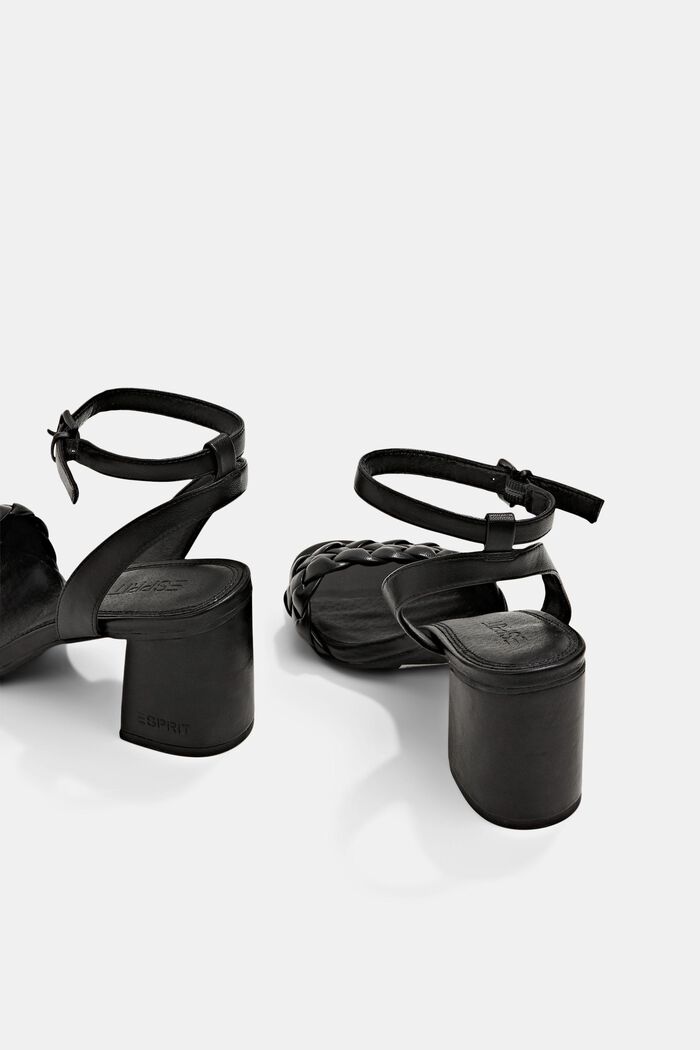 Sandalen mit Blockabsatz, BLACK, detail image number 5