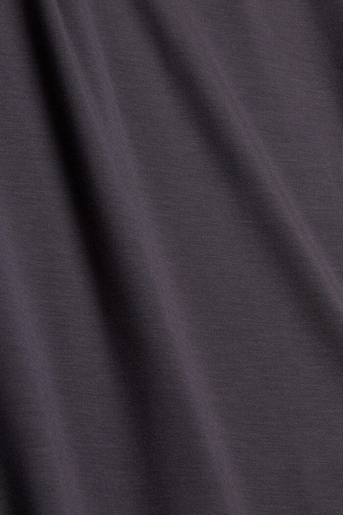 TENCEL™: Jerseykleid mit Rollkragen, ANTHRACITE, detail image number 4