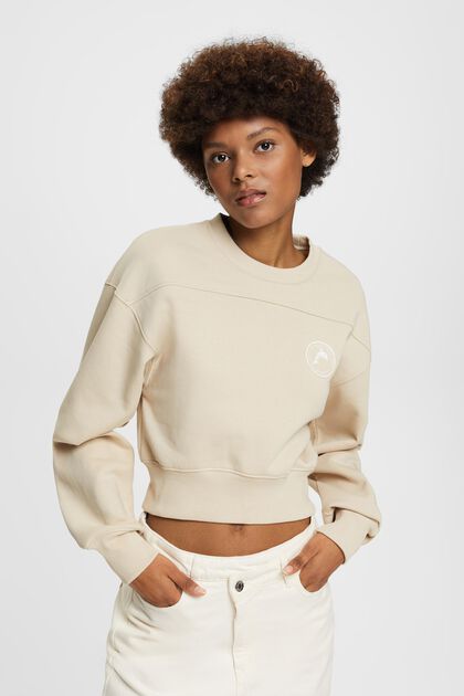Recycelt: Cropped Sweatshirt