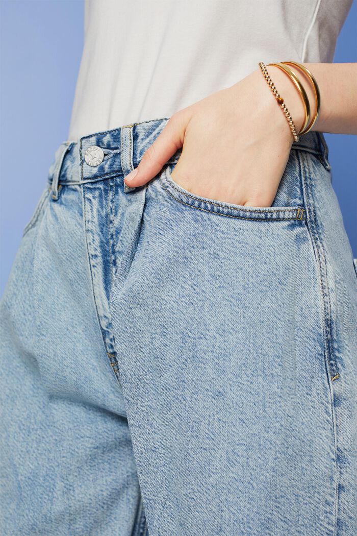 Jeans-Bermudashorts, BLUE BLEACHED, detail image number 2