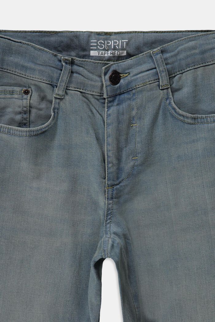 Jeans mit Verstellbund, BLUE BLEACHED, detail image number 2