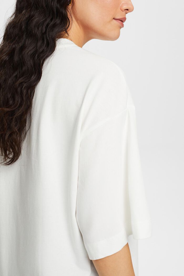 Oversized T-Shirt aus Baumwolle, OFF WHITE, detail image number 2