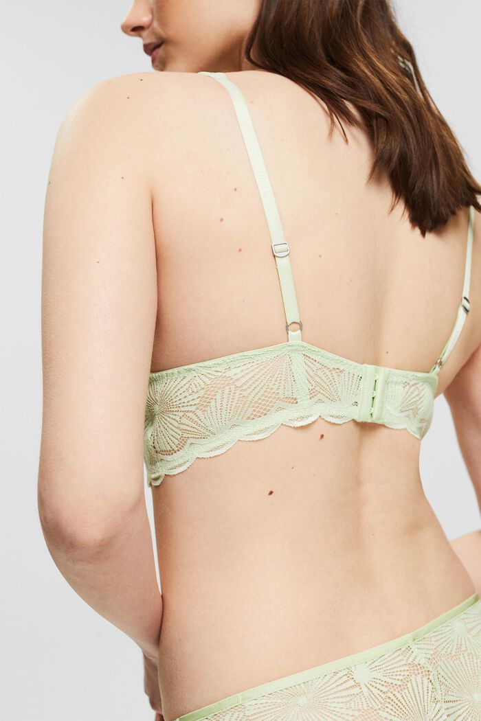 Bras with wire, LIGHT GREEN, detail image number 3