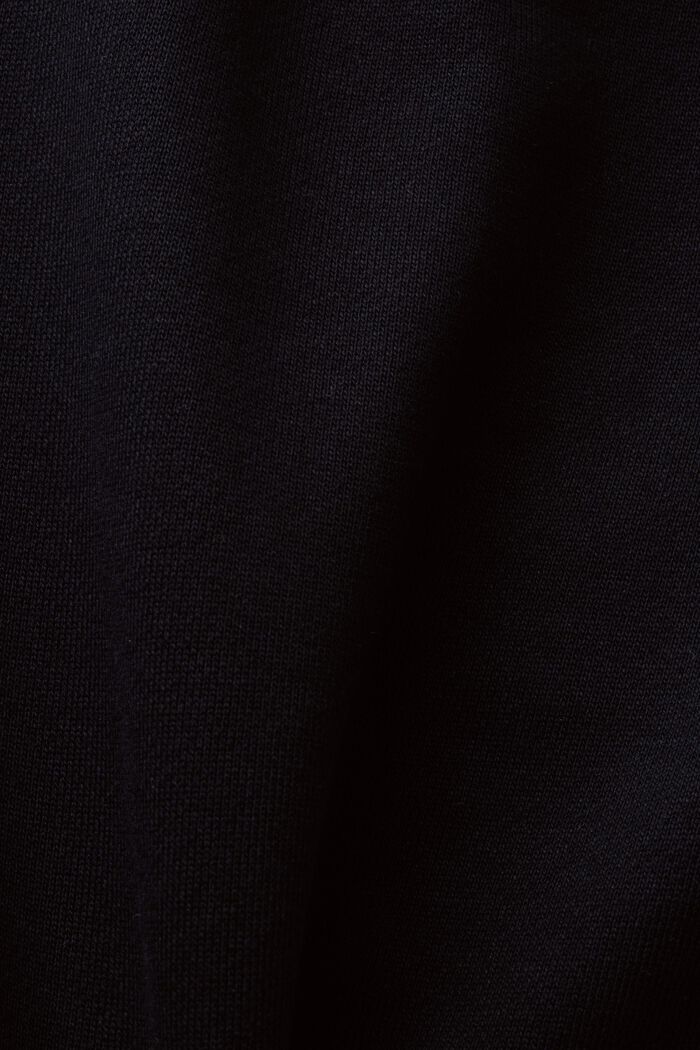 Sweat-Shorts, 100% Baumwolle, BLACK, detail image number 4