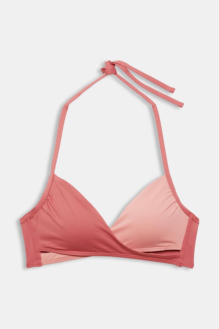 Recycelt: wattiertes Two-Tone-Top, BLUSH, overview