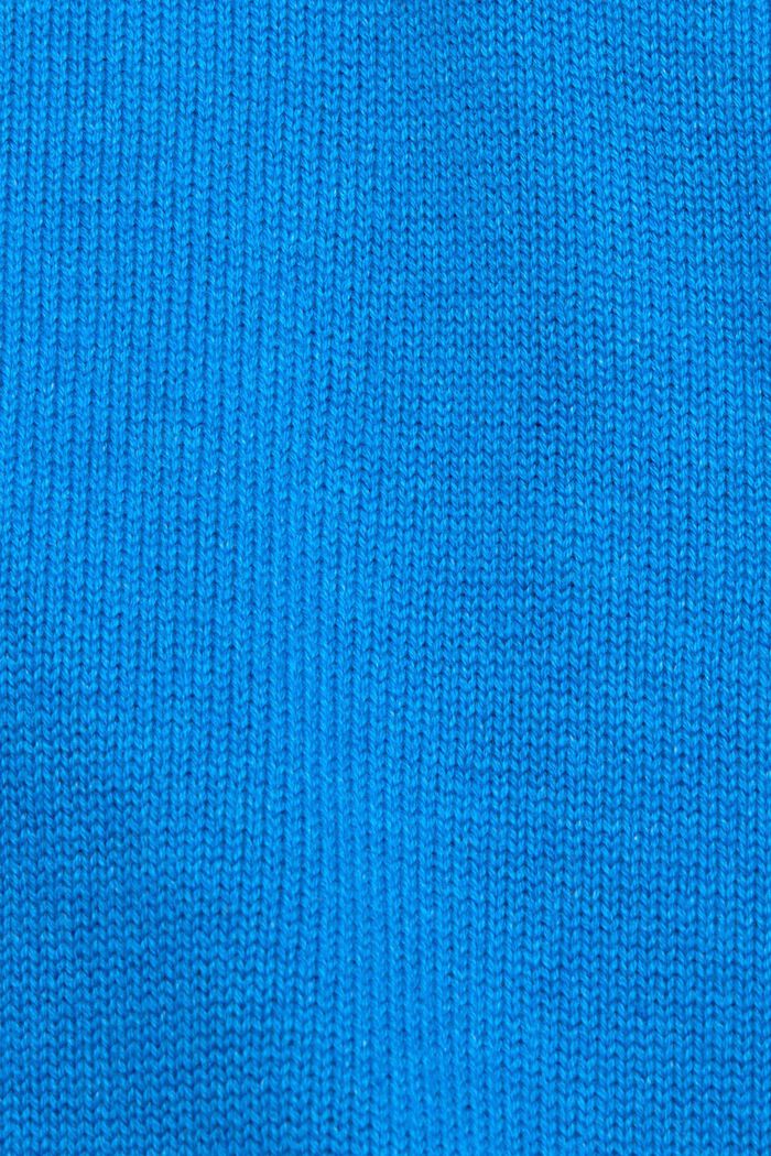 Strickpullover aus nachhaltiger Baumwolle, BRIGHT BLUE, detail image number 1