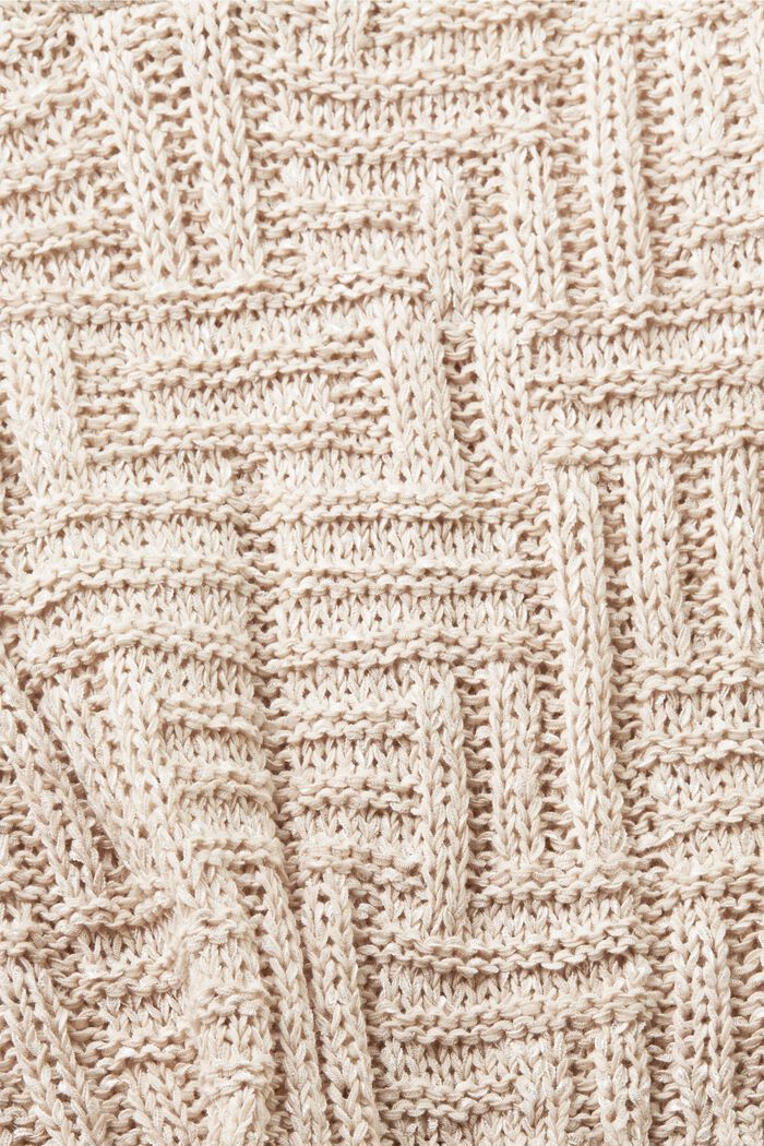 Grober Strick-Pullover mit V-Ausschnitt, ICE, detail image number 6