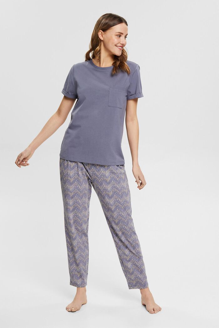 Jersey-Pyjama aus Bio-Baumwolle