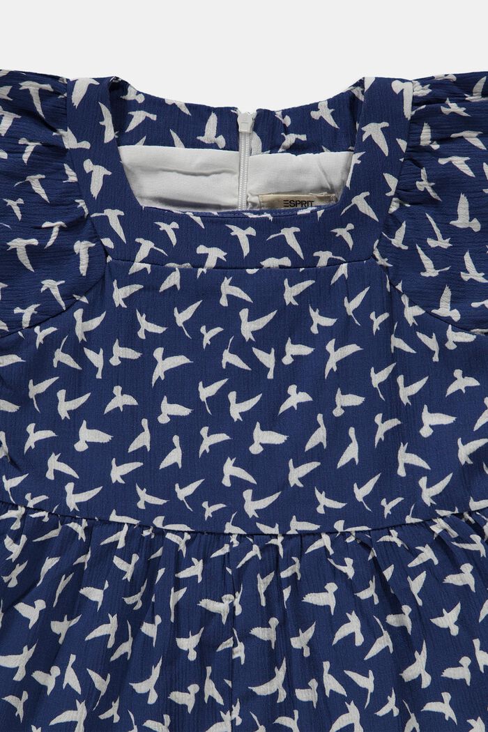 Kleid mit Print, 100% Baumwolle, BLUE, detail image number 2
