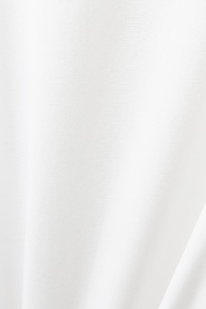 Langärmlige Popeline-Bluse, WHITE, detail image number 5