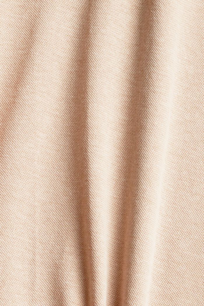 Polo-Shirt aus Bio-Baumwoll-Mix, DUSTY NUDE, detail image number 5