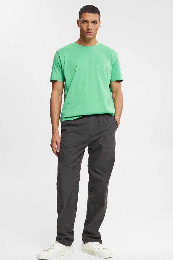 Jersey T-Shirt, 100% Baumwolle, GREEN, detail image number 2