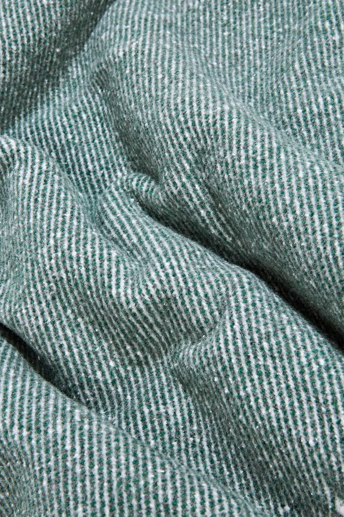 Weiches Plaid aus Baumwoll-Mix, DARK GREEN, detail image number 1