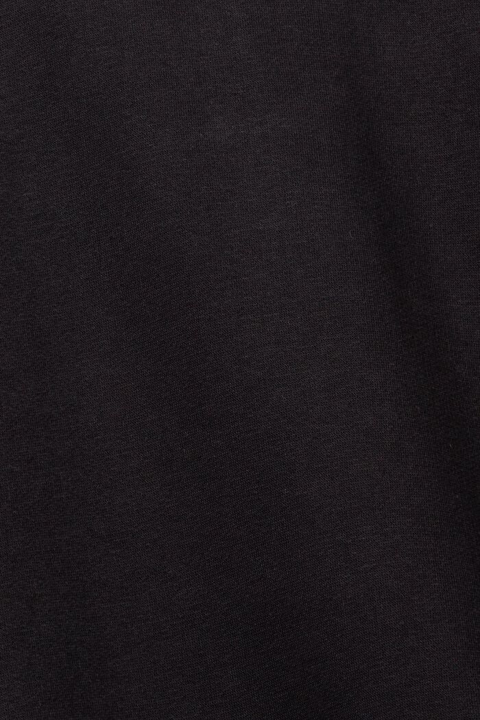 Recycelt: Sweatshirt mit Kapuze, BLACK, detail image number 5