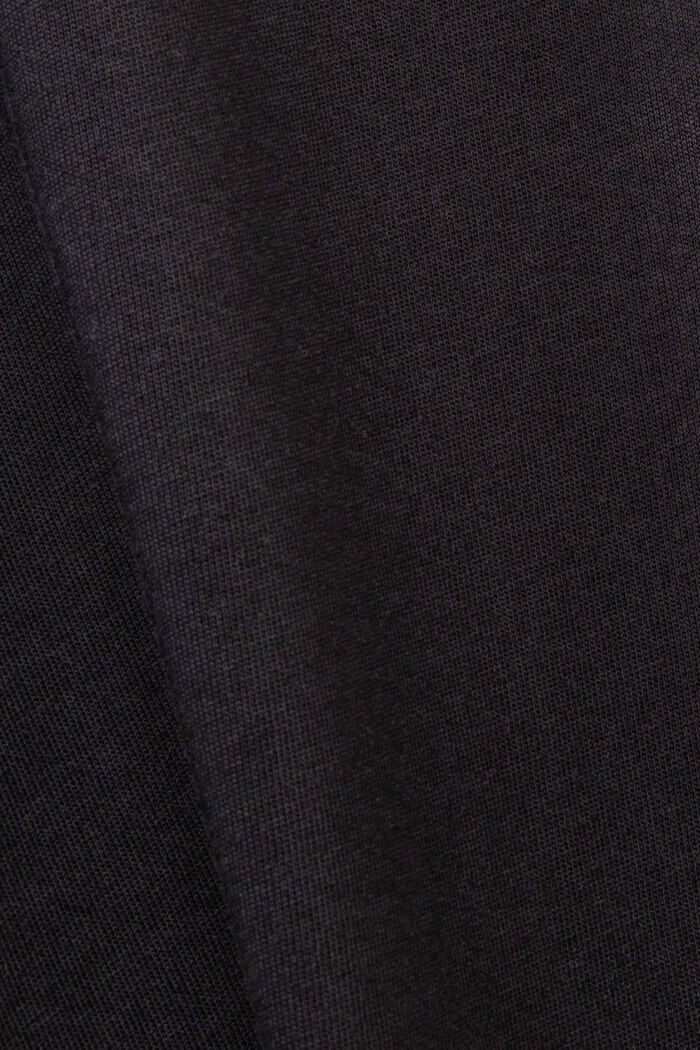 T-Shirt mit Herzmotiv aus nachhaltiger Baumwolle, BLACK, detail image number 5