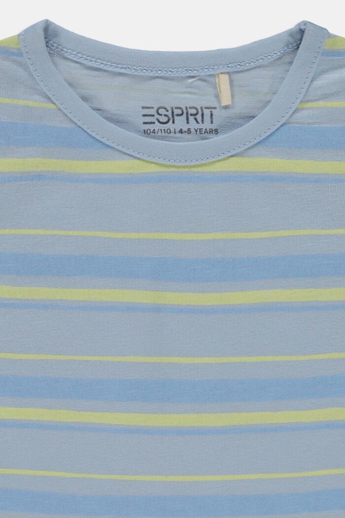 T-Shirt im Streifen-Look, 100% Baumwolle, BLUE LAVENDER, detail image number 2