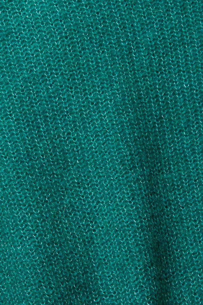 Mit Alpaka: Cardigan, EMERALD GREEN, detail image number 1