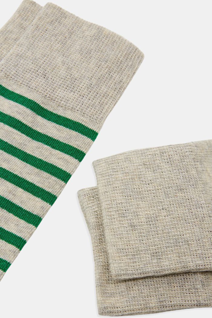 2er-Pack Socken, Organic Cotton, STORM GREY, detail image number 1