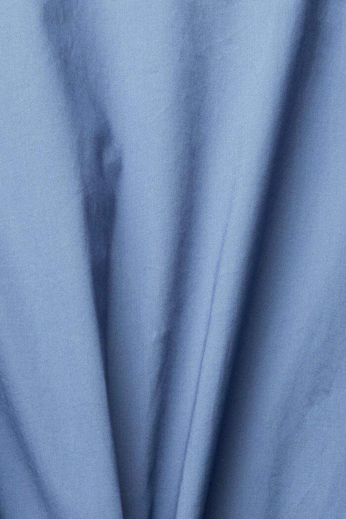 Volant-Kleid aus Baumwolle, GREY BLUE, detail image number 1