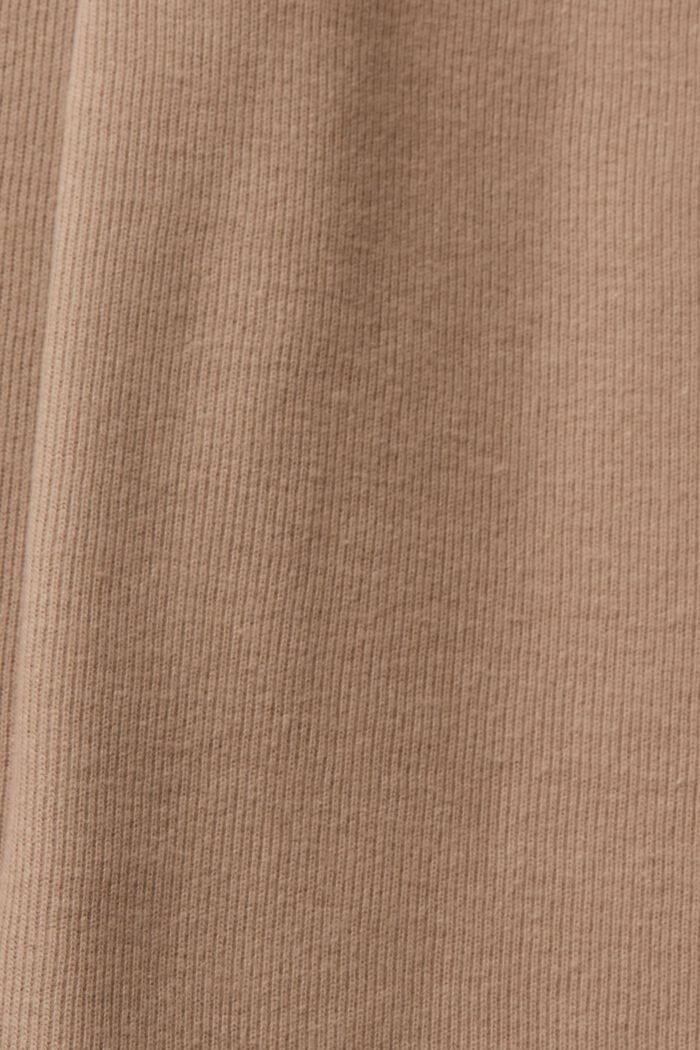 High-Rise-Pants im Jogger-Style in Strickqualität, TAUPE, detail image number 5