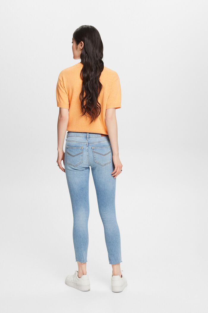 Skinny Jeans mit mittlerer Bundhöhe, BLUE LIGHT WASHED, detail image number 2