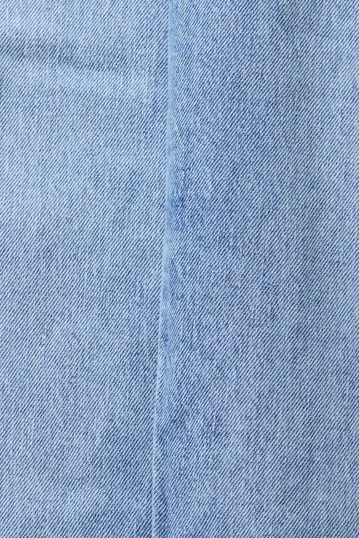 Boyfriend-Jeans mit geripptem Finish, BLUE MEDIUM WASHED, detail image number 4