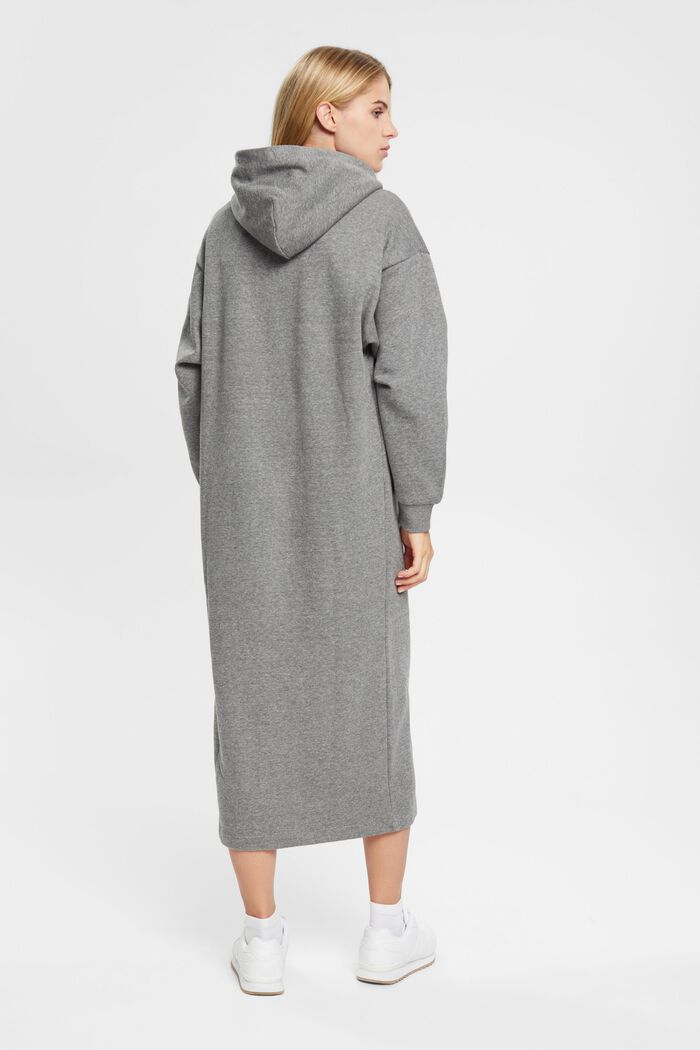 Hoodie-Kleid in Longform, MEDIUM GREY, detail image number 4