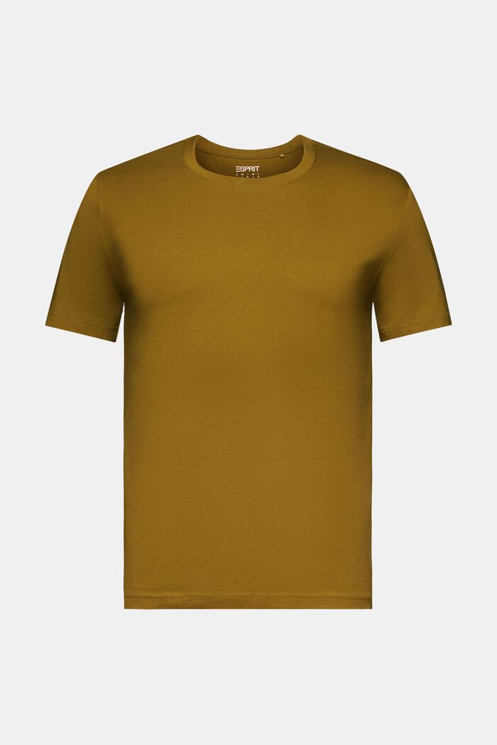 T-Shirt aus Bio-Baumwoll-Jersey, OLIVE, detail image number 6