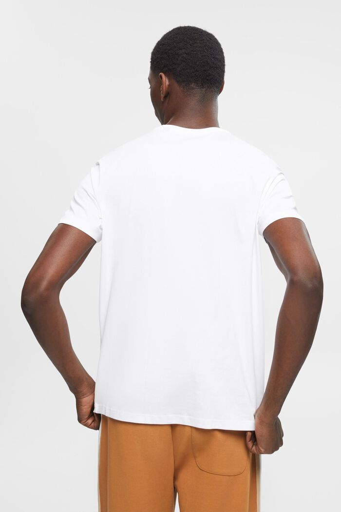 Pima-Baumwoll-T-Shirt im Slim Fit, WHITE, detail image number 3